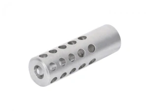Úsťová brzda Sako/Tikka D22, M18x1, Slim nerezová