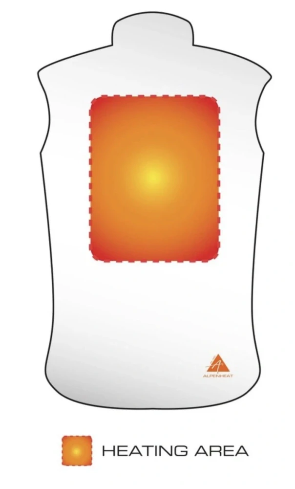 ALPENHEAT FIRE-FLEECE VYHRIEVANÁ VESTA S APP - ZELENÁ