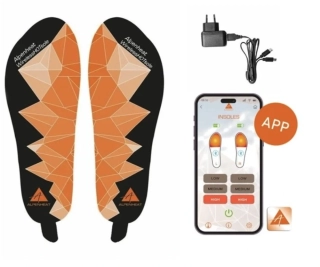 ALPENHEAT WIRELESS HOTSOLE BEZDRÔTOVÉ VYHRIEVANÉ VLOŽKY DO OBUVI S APP